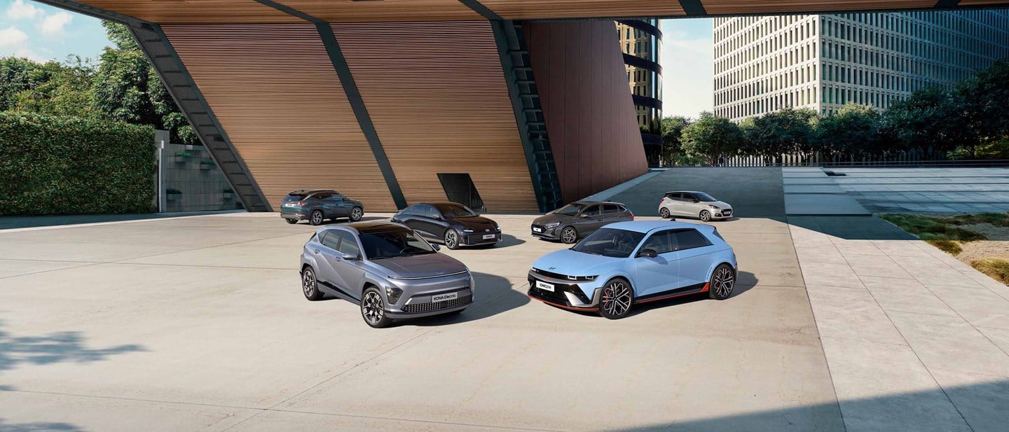 Stort udvalg af biler på lager fra Hyundai