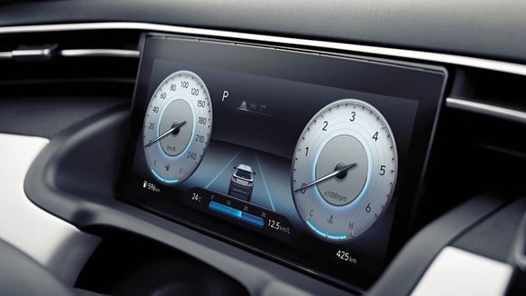 Hyundai TUCSON 10.25” digital instrumentering