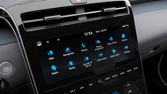 Hyundai TUCSON Plug-in Hybrid 10.25” touchskærm