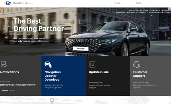 Hyundai Navigation Update Portal